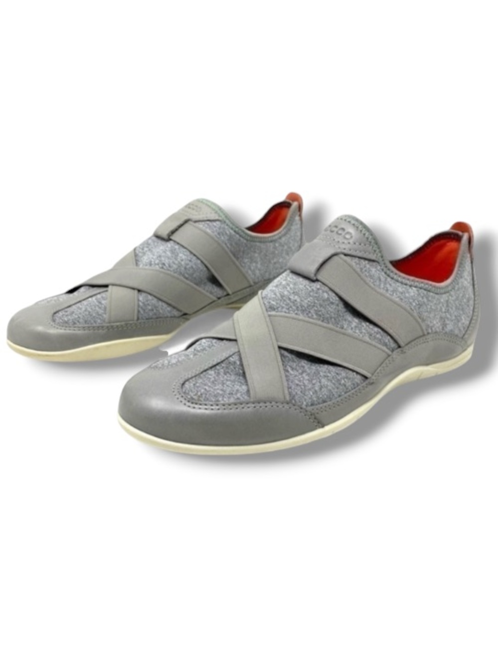 ECCO Women's Bluma Slip-On Gray Comfort Sporty Casual Shoes